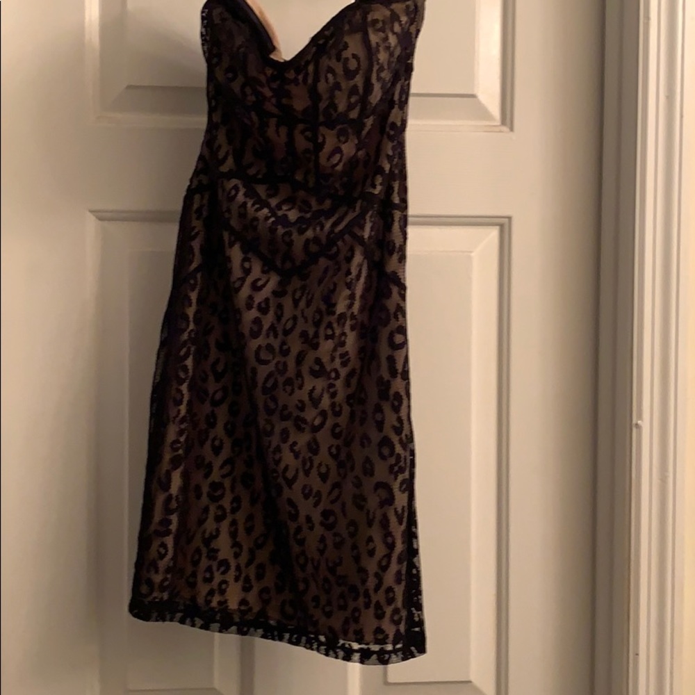 Leopard print Bebe mini dress